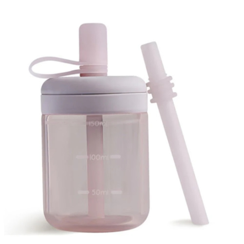 Silicone Training Cup with Straw