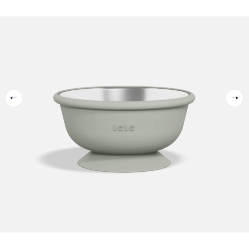 Stainless Suction Bowl - Sage