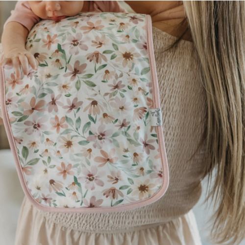 3 Pack Premium Burp Cloths - Natalie