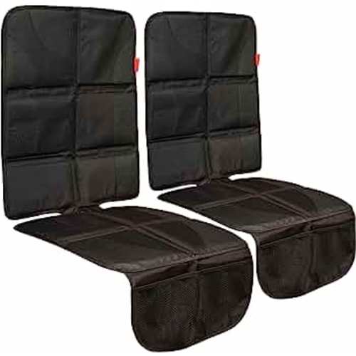 Lusso Gear Car Seat Protector Value Twin Pack - Black