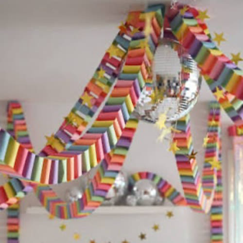 paper chain garland - Google Search