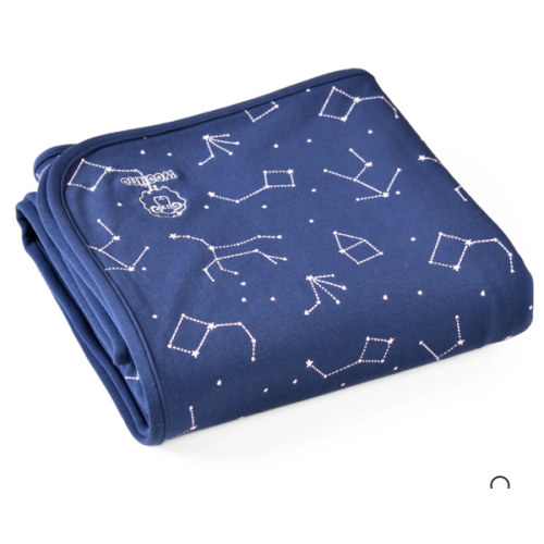 4 Season® Stroller Merino Wool & Organic Cotton Baby Blanket, 40" x 31.5", Night Sky™