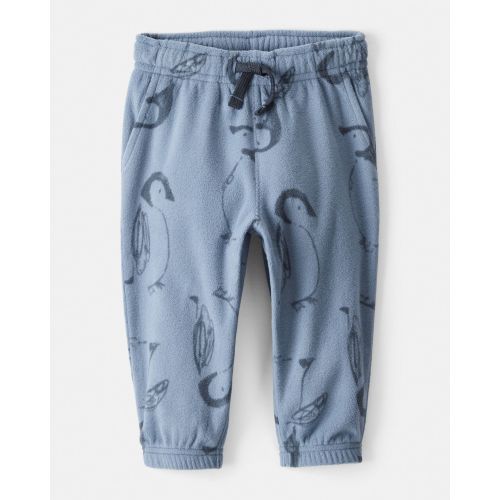 Baby Boy Penguin Fleece Joggers - Blue - OshKosh B'gosh | Carter's