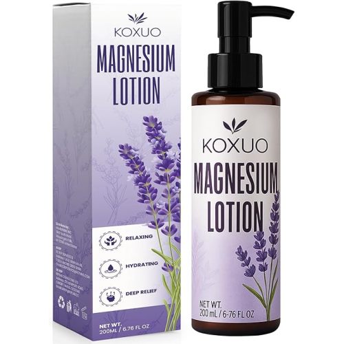 Magnesium Lotion for Kids & Babies Sleep – Magnesium Cream with Shea Butter & Olive Oil for Kids, Adults & Moms – Soothing Nighttime Moisturizer Safe for Pregnancy & Sensitive Skin