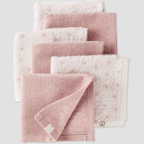 Baby Girl 6-Pack Organic Cotton Washcloths - Little Planet | Carter's