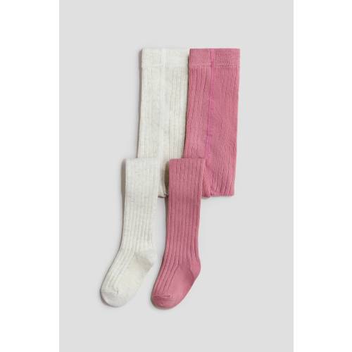 2-PACK RIBBED TIGHTS