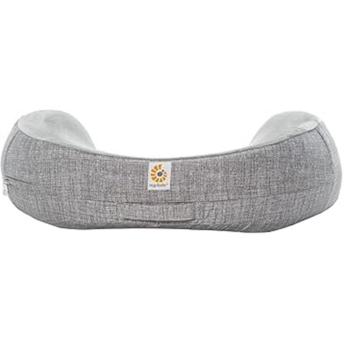 Ergobaby Natural Curve Nursing Pillow Cover, Heathered Grey