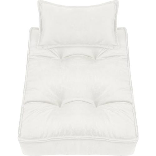 M&G House Large White Newborn Photography Prop Pillow Soft Baby Posing Cushion for Newborn Photoshoot Infant Studio Photo Props Support Pillow