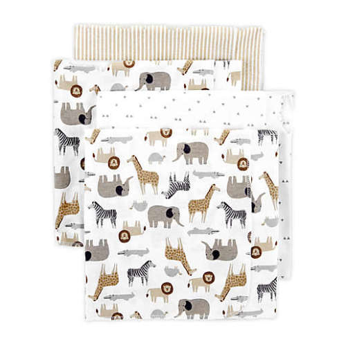 carter's® 4-Pack Zoo Receiving Blankets