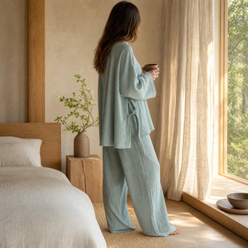 Yukata™ Cotton Kimono Pajama Set – Kopflo