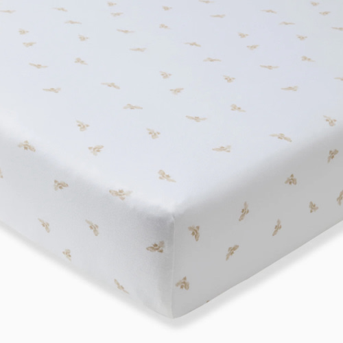 Golden Bee Organic Cotton Fitted Crib Sheet Hummus