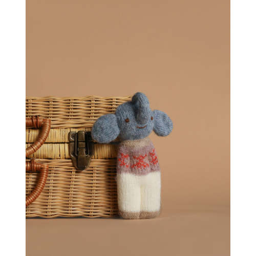 Organic Alpaca Wool Doll - Elephant