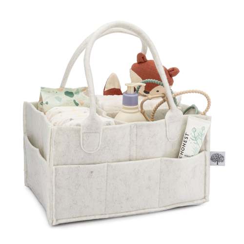 Felt Diaper Caddy Organizer for Baby Essentials | Parker Baby Co.