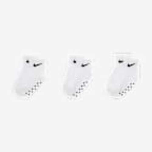 Nike Baby Core Swoosh Gripper Socks (3 Pairs). Nike.com