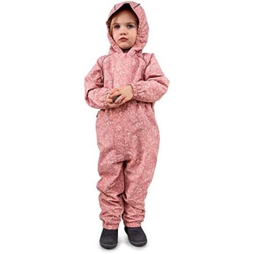 JAN & JUL Waterproof Rain Suit, Windproof Coveralls for Toddlers and Kids