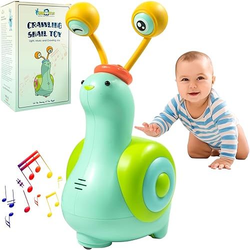Baby Crawling Tummy Time Toys | Musical Snail