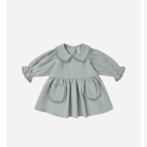 Marisol Dress || Steel Blue – Quincy Mae
