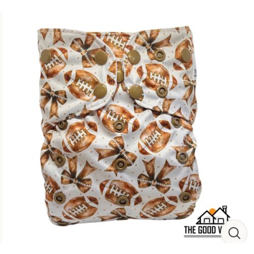 One Size Pocket Diaper - Gridiron Glam