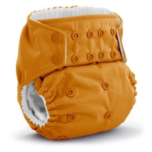 Kanga Care Rumparooz G3 Stay Dry Reusable One Size Cloth Pocket Diaper - Saffron Yellow