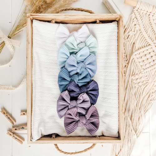 Baby Girl Headbands, Boho Baby Hair Bows, Ribbed Newborn Headband, Infant Headwrap, Toddler Hair Clips, Gift for Baby Girl, Baby Hair Band