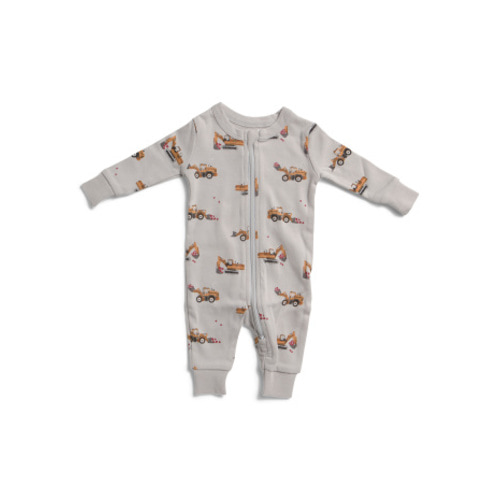 Infant Boys Construction Truck Coverall | Boys' Pajamas | T.J.Maxx