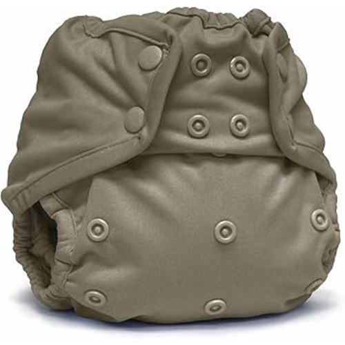 Kanga Care Rumparooz Double Leg Gusset Reusable Cloth Diaper Cover One Size Snap | Pebble 6-35 lbs