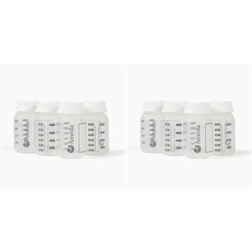 Ameda Breast Milk Storage Bottles (Pack of 2)