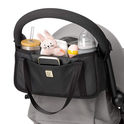 Amazon.com: Petunia Pickle Bottom Wander Stroller Caddy | Perfect Baby Caddy to Keep Everything Organized | Multiple Carry Positions | Fits Most Strollers - Black : Baby