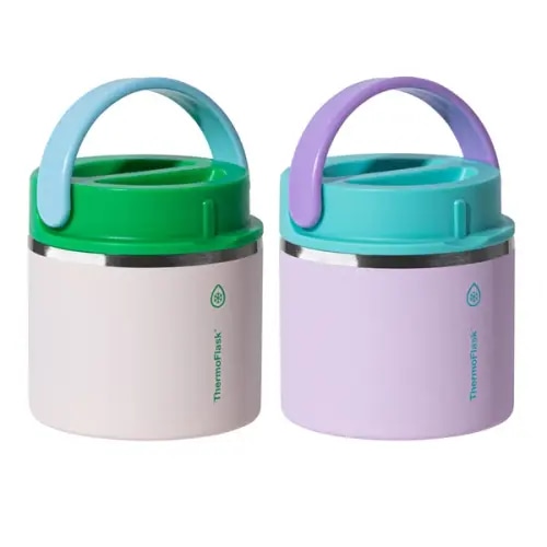 ThermoFlask 20 oz Insulated Food Jar, 2-pack