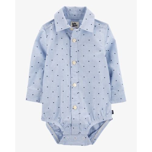 Baby Polka-Dot Button-Front Bodysuit - OshKosh B'gosh | Carter's