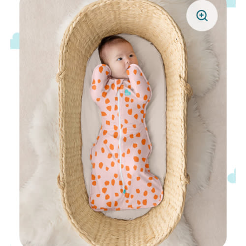 Swaddle Up™ 1.0 TOG Cotton Light Pink Jumbo Animal