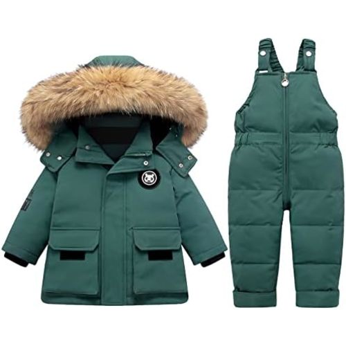 Boy Snow Pant And Jacket Toddler Snowsuit Winter Clothes Snow Bib Kid Coat