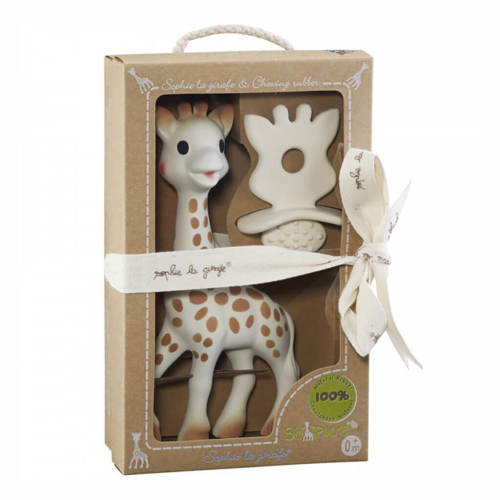 Sophie The Giraffe Chewing Rubber Teether Set
