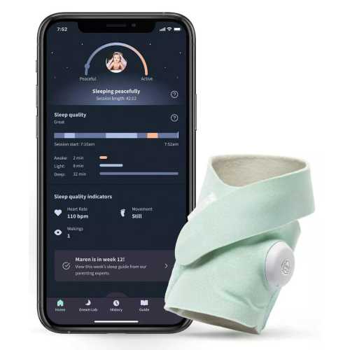 Owlet Dream Sock Smart Baby Monitor - Mint