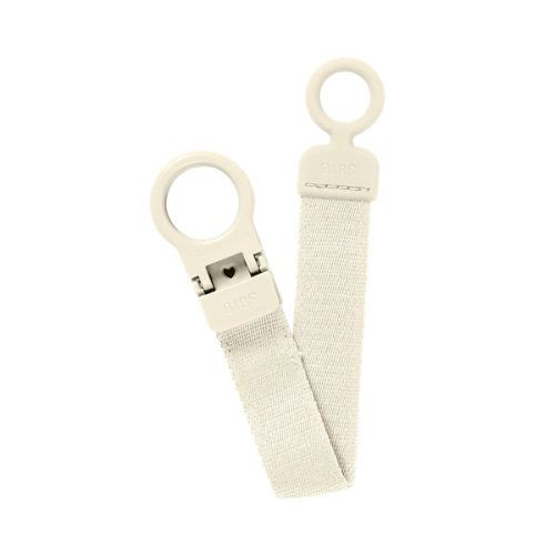 Pacifier Clip Loop - Ivory – Bibsworld store US