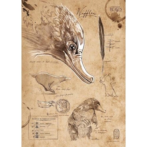 Fantastic Beasts And Where To Find Them Niffler Wall Art