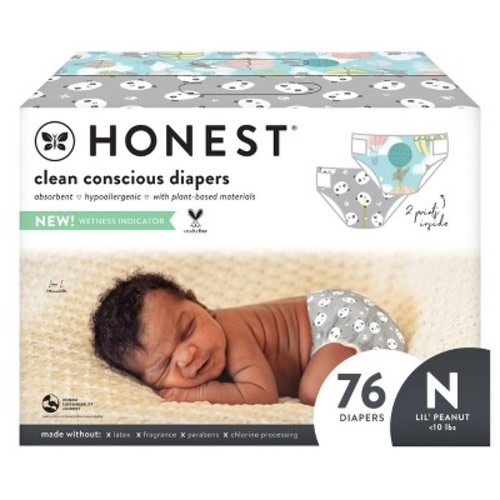 The Honest Company Disposable Diapers - (Select Size and Pattern)