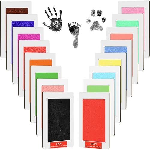 48 Pcs Inkless Baby Footprint Kit