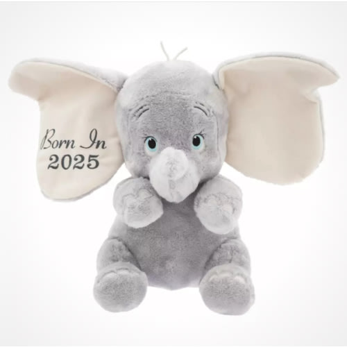 Dumbo ''Born in 2025'' Plush for Baby – Small 11'' | Disney Store