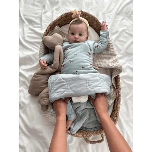 Woof Sage 1.0 TOG Long Sleeve Transitional Bamboo Viscose Swaddle Sack | günamüna