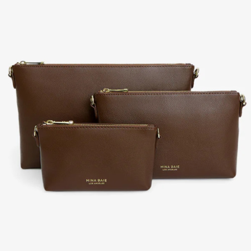 Mia Pouch Set Leather