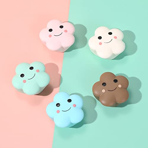 5 PCS Smiley Clouds Corner Protector Soft Corner Protector Corner Protectors Child Safety Cartoon Corner Protector Window Table Hemming Sticker Baby Corner Protection Safety Table Edge Protector