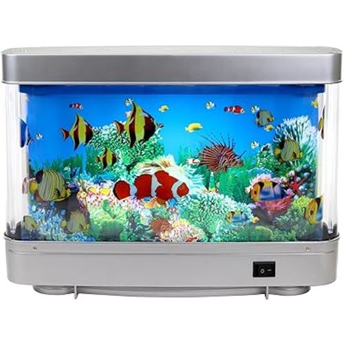 Lightahead Artificial Tropical Fish Decorative Sensory Aquarium Lamp Virtual Ocean in Motion (Marine Life A)