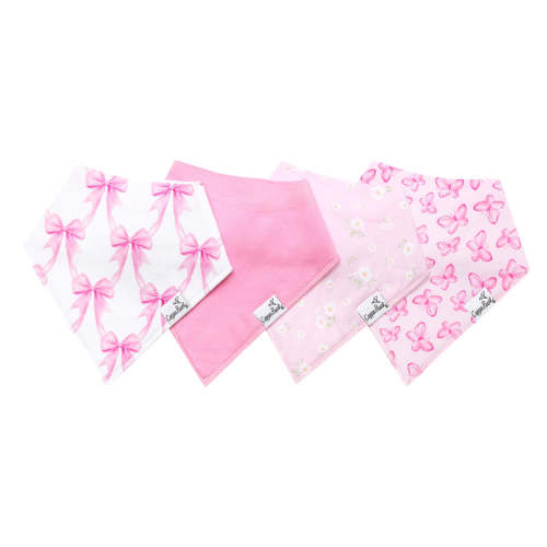 4 Pack Baby Bandana Bibs - Bow My Gosh