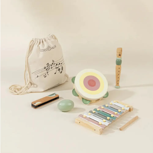 Wooden Musical Instruments Playset
