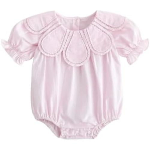 Newborn Baby Girl Floral Romper Infant Sleeveless Solid Jumpsuit Summer Playwear Bodysuit
