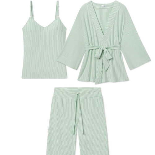 LAKE | Women | DreamModal™ Pajamas | Fog Maternity Kimono Bundle