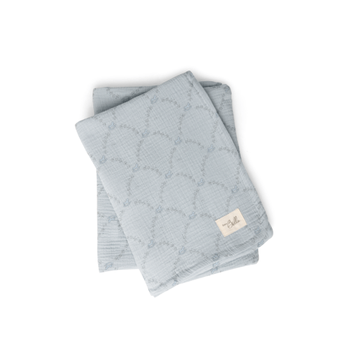 Rocking Horse Print Knit Swaddle