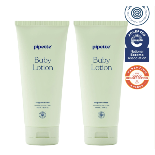 Fragrance-Free Baby Lotion Duo | Pipette Baby