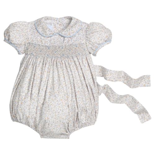 Winthrop Floral Smocked Peter Pan Bubble